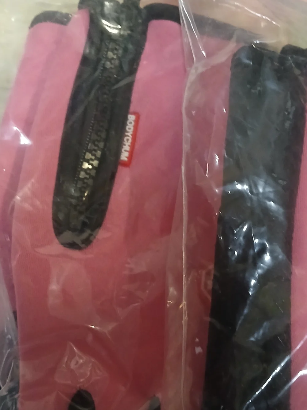 Brand New Pink Women's Winter Gloves with Black Trim